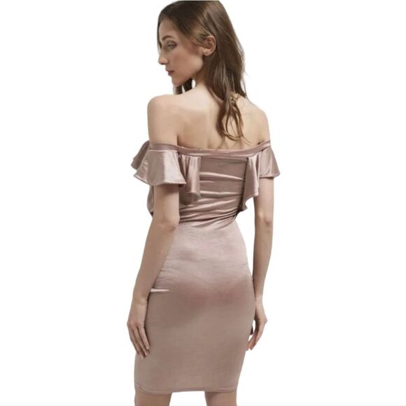 TFNC London Naelle Off-the-Shoulder Mini Dress - Picture 2 of 8